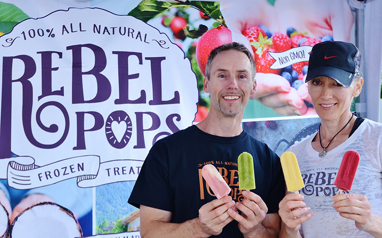 Rebel Pops makes 100% all natural gourmet ice-pops using the finest local organic and wild ingredients. Photo credit: Kathy Mak