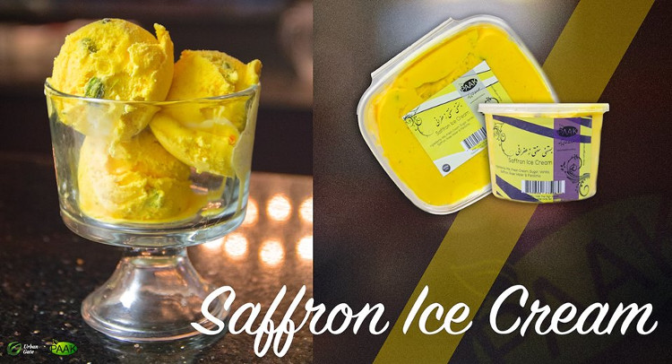 Saffron ice cream from Paak Foods at Urban Gate 