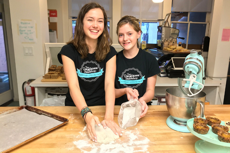 Lisa’s two daughters - Marley (age 16) and Sawyer (age 12) – enjoy helping out at the bakeshop in between school and extracurricular activities.