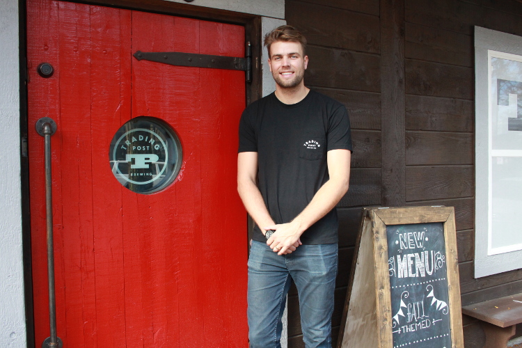Step through their big red door and you’ll feel welcome. Drop by and ask Lance Verhoeff about “Shaggy” their resident musk ox. Lance co-founded the brewery with his father and a business partner.
