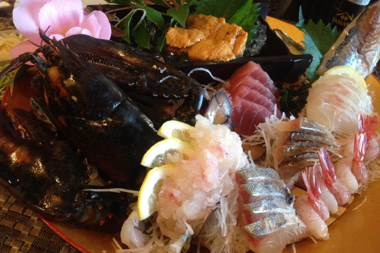 Sashimi platter at Ichiro Japanese Restaurant | image by Tourism Richmond 
