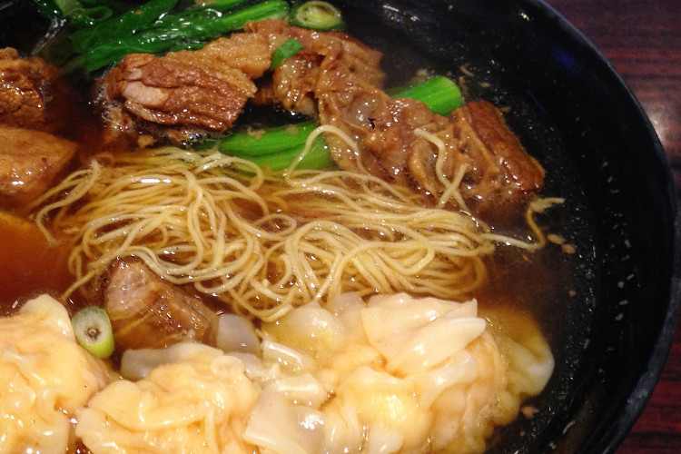 Wonton beef noodle soup at Tsim Chai | image by Tourism Richmond 