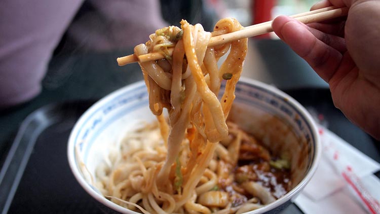 Noodles at Xi’an Cuisine | Image by Michael Kwan 