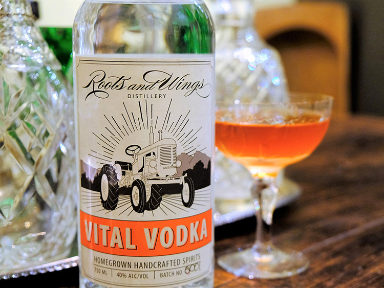 Vital Vodka - Roots and Wings Distillery - image by Kathy Mak