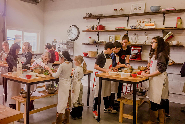 Well Fed kids cooking class