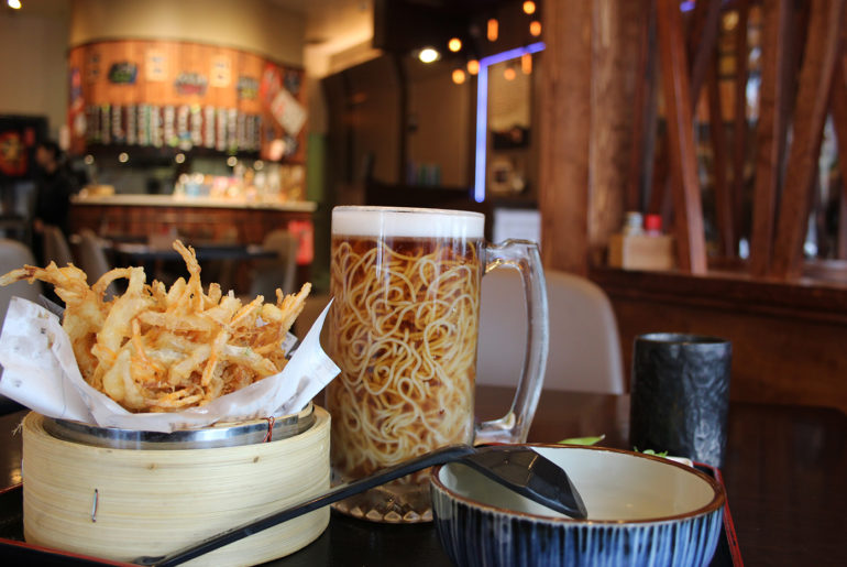 Beer Ramen at Yuu Japanese Tapas, Richmond, BC, Canada