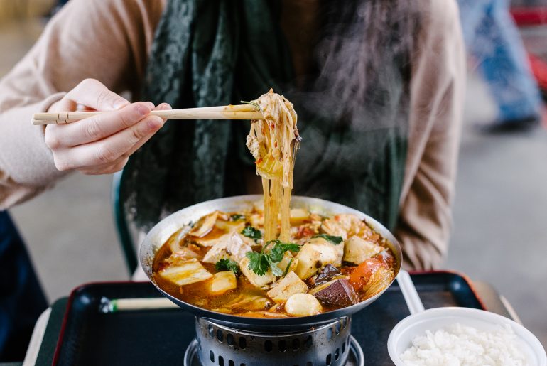 Delux spicy tofu from Potelicious in Richmond Canada