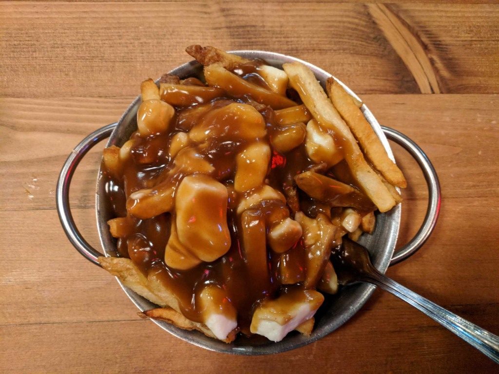 Vegetarian poutine in New Westminster