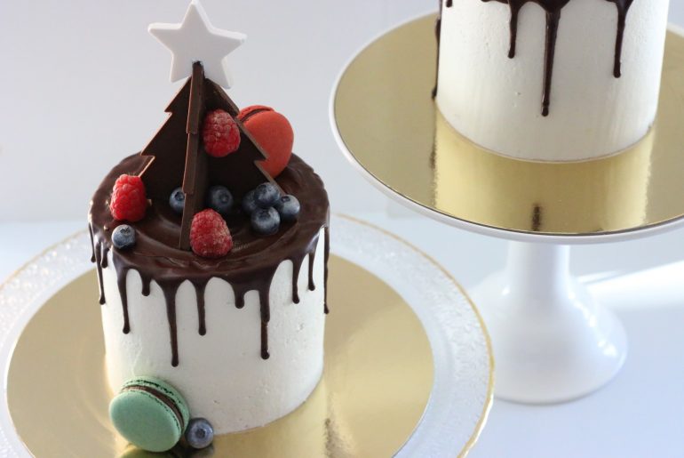 Gingerbread White Chocolate Christmas Cake by Butter Lane