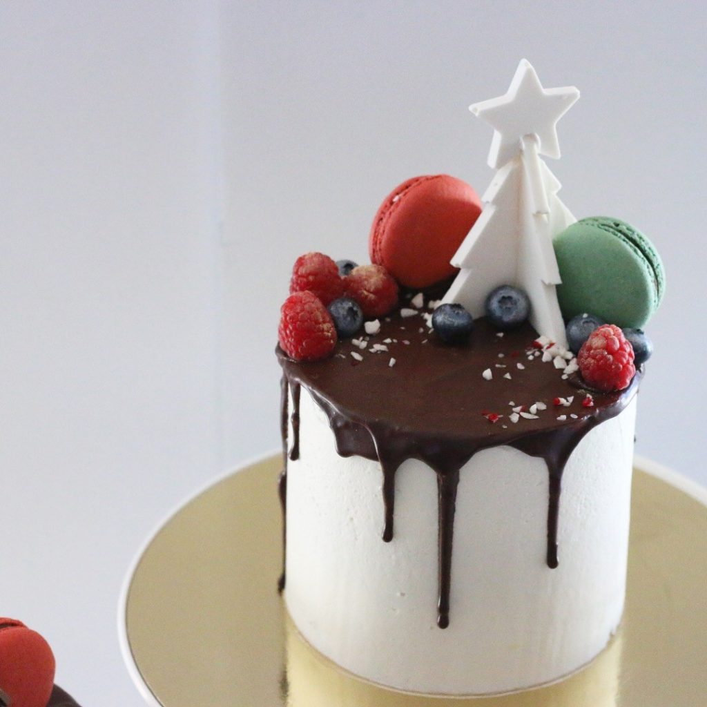 Gingerbread White Chocolate Christmas Cake by Butter Lane Bake Shop