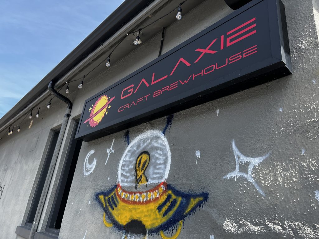 Galaxie Brewing in White Rock - outdoor signage