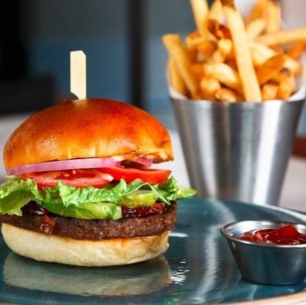 Garden Burger at Milestones