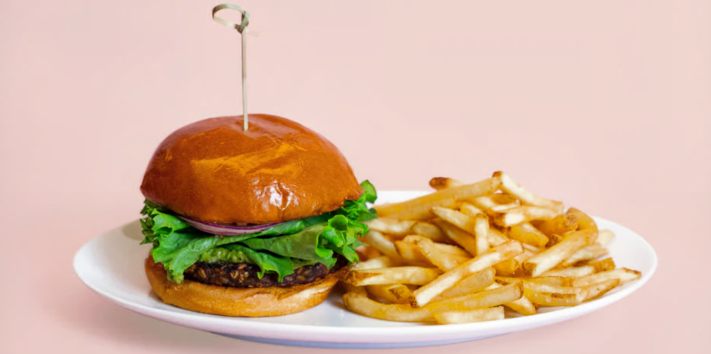 Malibu Burger at Birdies Restaurant