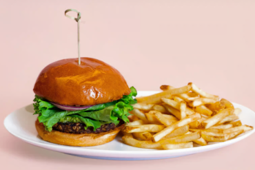 Malibu Burger at Birdies Restaurant