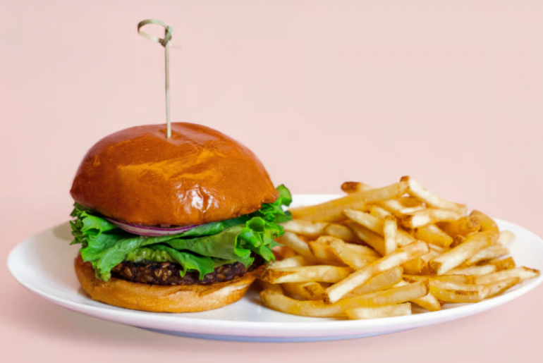 Malibu Burger at Birdies Restaurant