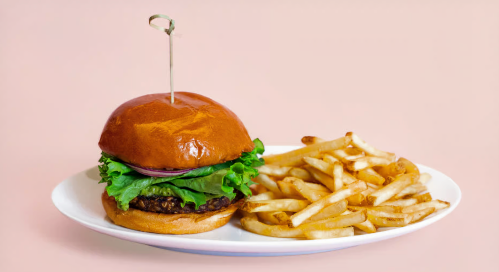 Malibu Burger at Birdies Restaurant