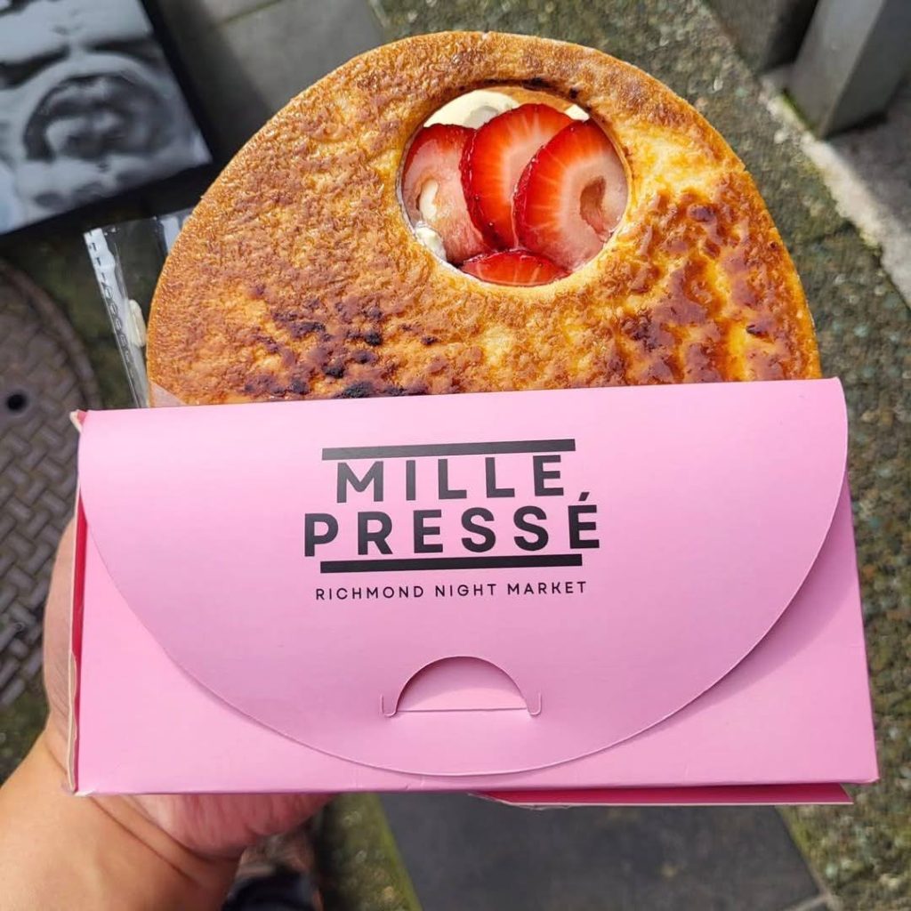 Strawberry and Cream Mille Feuille