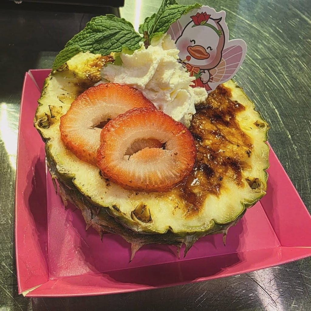  Roasted Pineapple Custards